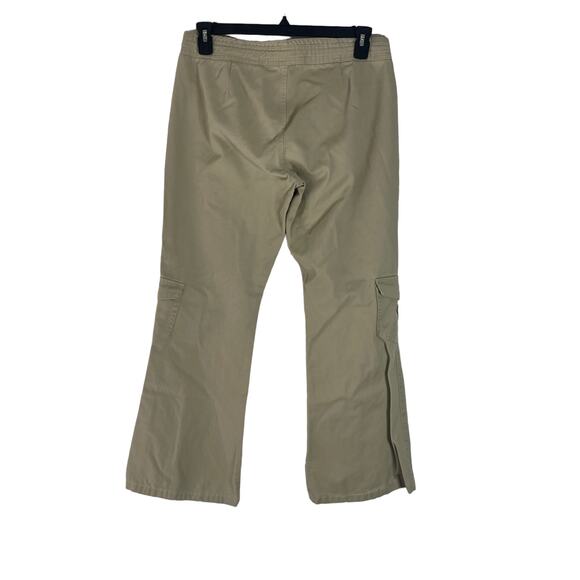 Vintage 90s‎ Juniors Size 13 Baggy Khaki Cargo Pockets Tie Pants - Picture 7 of 12